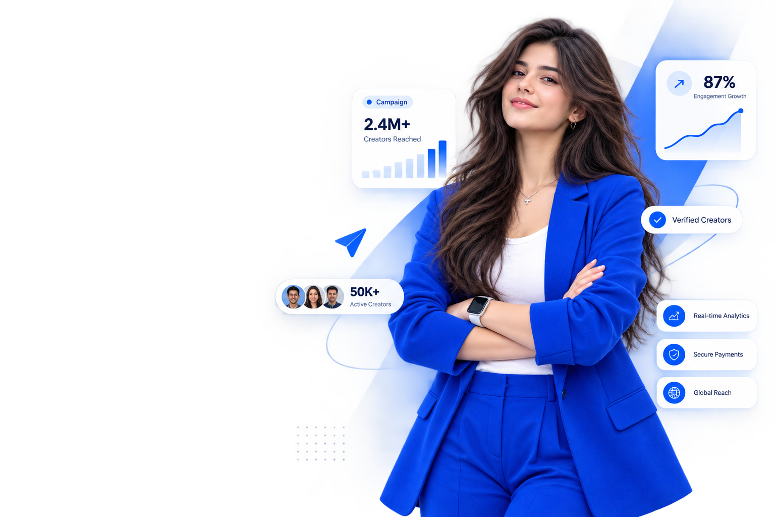 The Influencer's Agency Hero Graphic
